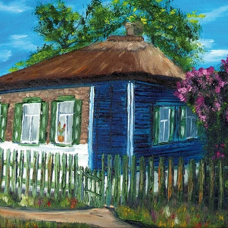 Сирень у дома